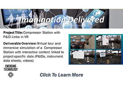 Compressor Station with P&ID Links in VR